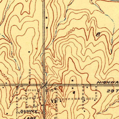United States Geological Survey Midwest City, OK (1934, 24000-Scale) digital map