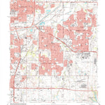 United States Geological Survey Midwest City, OK (1986, 24000-Scale) digital map