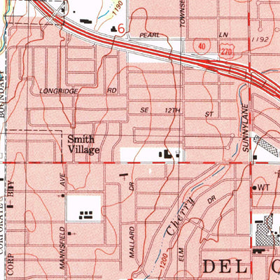 United States Geological Survey Midwest City, OK (1986, 24000-Scale) digital map