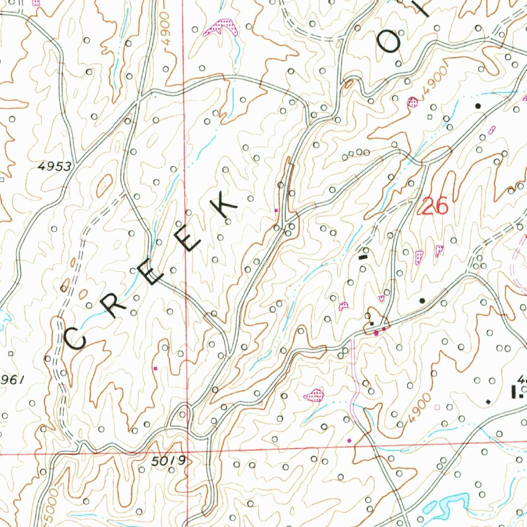 Midwest WY 1968 24000 Scale - United States Geological Survey Midwest Wy 1968 24000 Scale Digital Map 37054254055580