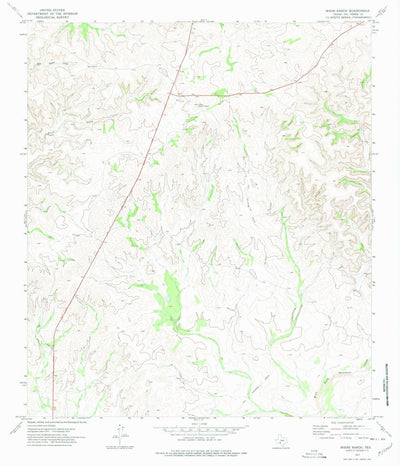 United States Geological Survey Miers Ranch, TX (1972, 24000-Scale) digital map