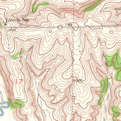 United States Geological Survey Mifflin, WI (1952, 24000-Scale) digital map