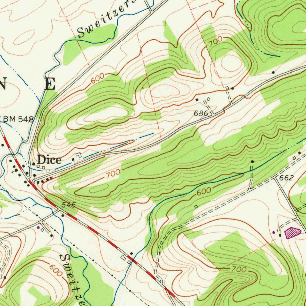 Mifflinburg, PA (1965, 24000-Scale) Map by United States Geological ...