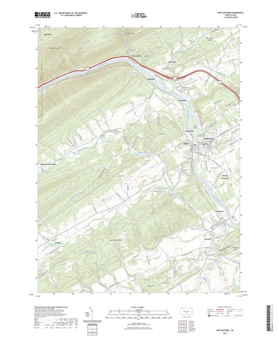 United States Geological Survey Mifflintown, PA (2023, 24000-Scale) digital map
