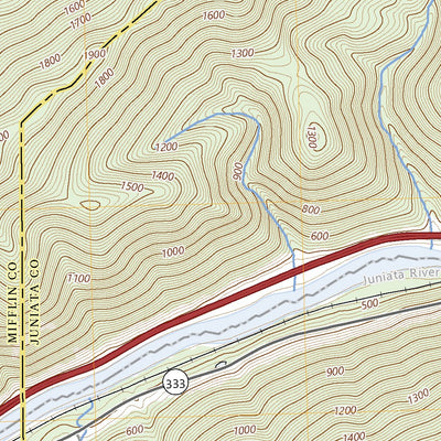 United States Geological Survey Mifflintown, PA (2023, 24000-Scale) digital map