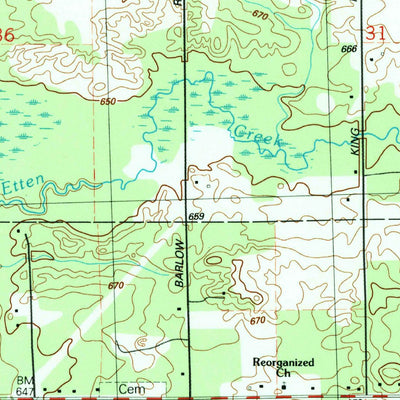 United States Geological Survey Mikado, MI (1989, 24000-Scale) digital map