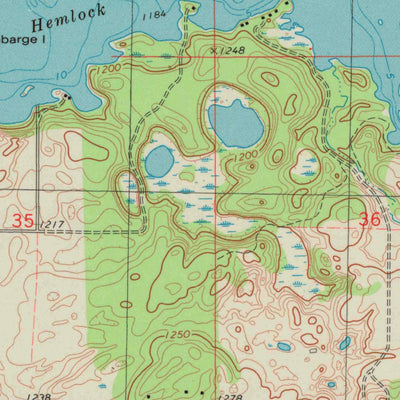 United States Geological Survey Mikana, WI (1981, 24000-Scale) digital map