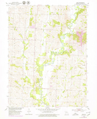 United States Geological Survey Mike, MO (1953, 24000-Scale) digital map