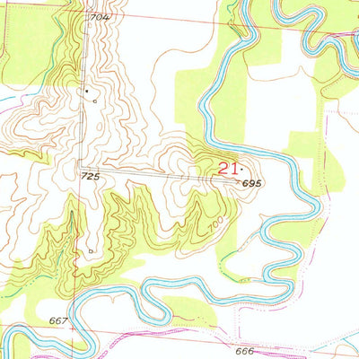 United States Geological Survey Mike, MO (1953, 24000-Scale) digital map
