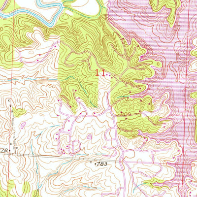 United States Geological Survey Mike, MO (1953, 24000-Scale) digital map