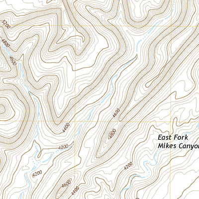 United States Geological Survey Mikes Mesa, UT (2020, 24000-Scale) digital map