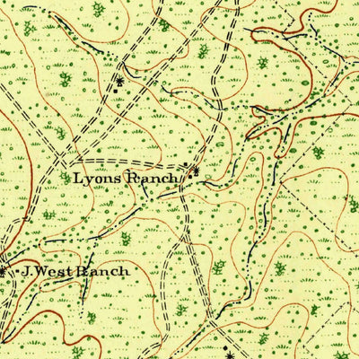 United States Geological Survey Mikeska, TX (1920, 125000-Scale) digital map