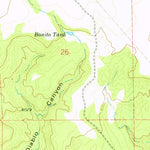 United States Geological Survey Milagro Spring, NM (1978, 24000-Scale) digital map