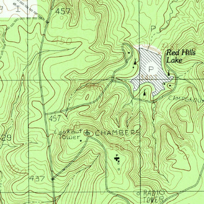 United States Geological Survey Milam, TX-LA (1984, 24000-Scale) digital map