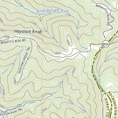 United States Geological Survey Milam, WV (2023, 24000-Scale) digital map