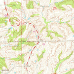 United States Geological Survey Milan East, MO (1964, 24000-Scale) digital map