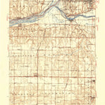 United States Geological Survey Milan, IL-IA (1912, 62500-Scale) digital map
