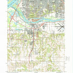 United States Geological Survey Milan, IL-IA (2000, 24000-Scale) digital map