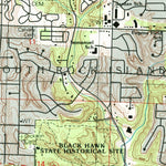 United States Geological Survey Milan, IL-IA (2000, 24000-Scale) digital map