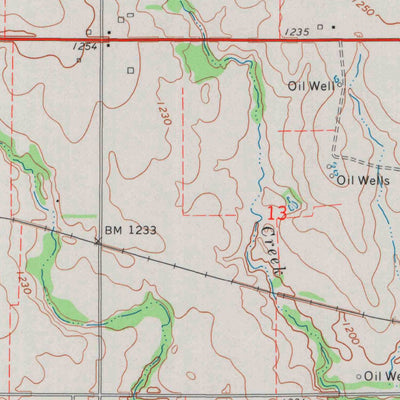 United States Geological Survey Milan, KS (1971, 24000-Scale) digital map