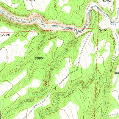 United States Geological Survey Milan, NM (1957, 24000-Scale) digital map