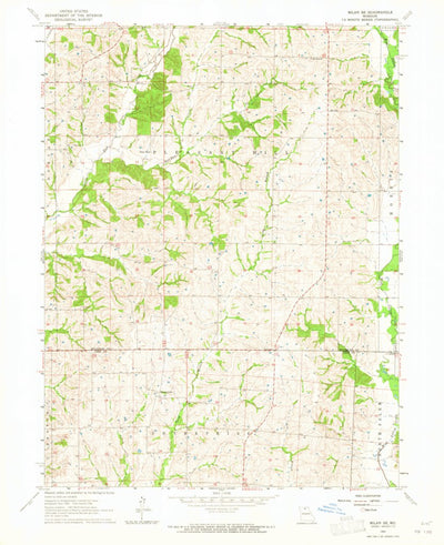 United States Geological Survey Milan SE, MO (1964, 24000-Scale) digital map