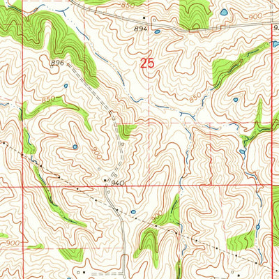 United States Geological Survey Milan SE, MO (1964, 24000-Scale) digital map