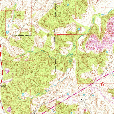 United States Geological Survey Milan West, MO (1964, 24000-Scale) digital map