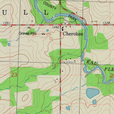 United States Geological Survey Milan, WI (1981, 24000-Scale) digital map