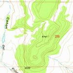 United States Geological Survey Milbourn Ranch, NM (1954, 24000-Scale) digital map
