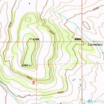 United States Geological Survey Milbourn Ranch, NM (1991, 24000-Scale) digital map