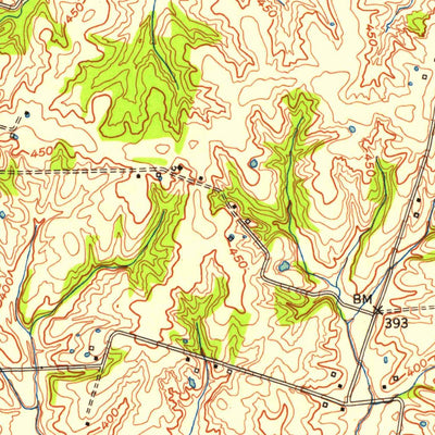 United States Geological Survey Milburn, KY (1951, 24000-Scale) digital map