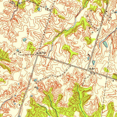 United States Geological Survey Milburn, KY (1951, 24000-Scale) digital map
