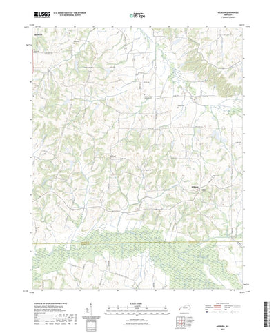 United States Geological Survey Milburn, KY (2022, 24000-Scale) digital map