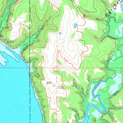 United States Geological Survey Milburn, OK (1967, 24000-Scale) digital map