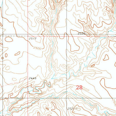 United States Geological Survey Mildred, MT (1981, 24000-Scale) digital map