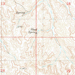United States Geological Survey Mildred NE, MT (1981, 24000-Scale) digital map