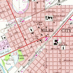 United States Geological Survey Miles City, MT (1968, 24000-Scale) digital map
