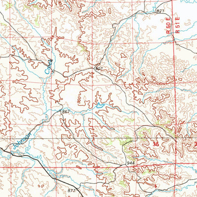 United States Geological Survey Miles City, MT (1980, 100000-Scale) digital map