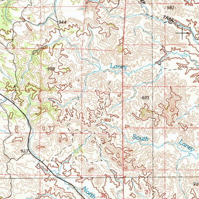 United States Geological Survey Miles City, MT (1980, 100000-Scale) digital map