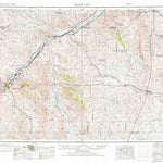 United States Geological Survey Miles City, MT-ND (1953, 250000-Scale) digital map