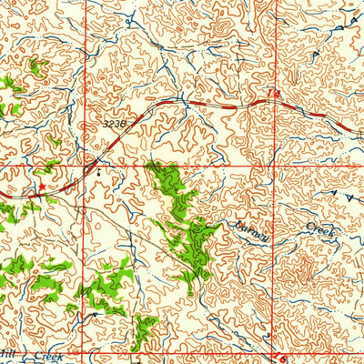 United States Geological Survey Miles City, MT-ND (1958, 250000-Scale) digital map