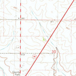 United States Geological Survey Miles, IA (1980, 24000-Scale) digital map