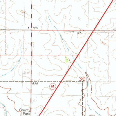 United States Geological Survey Miles, IA (1980, 24000-Scale) digital map