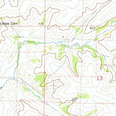 United States Geological Survey Miles, IA (1980, 24000-Scale) digital map