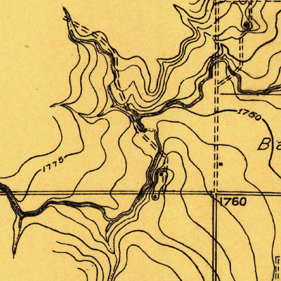 United States Geological Survey Miles NW, TX (1921, 31680-Scale) digital map