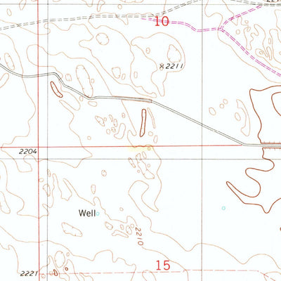 United States Geological Survey Miles Ranch, NE (1981, 24000-Scale) digital map