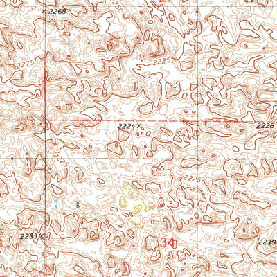 United States Geological Survey Miles Ranch, NE (1981, 24000-Scale) digital map