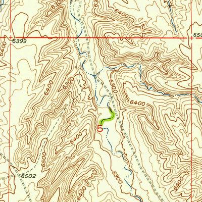 United States Geological Survey Miles Ranch, WY (1952, 24000-Scale) digital map