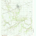 United States Geological Survey Miles, TX (1984, 24000-Scale) digital map